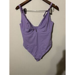 Brand New No Tags Popilush Women's XL Lavender Shapewear Bodysuit Sleeveless